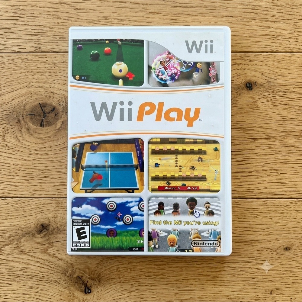 Wii Play Nintendo Wii Game CIB with Manual RVL-RHAE-USZ Mini Games E Rated